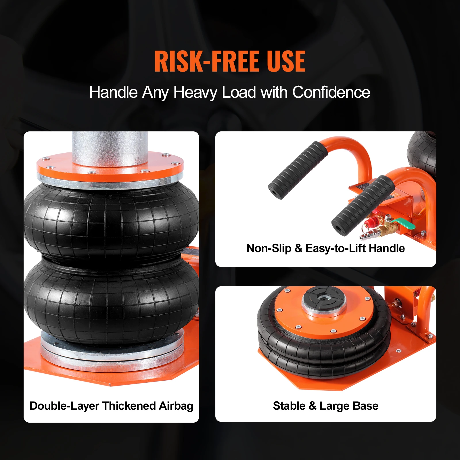 SucceBuy 3T Pneumatic Lifting Jack 6