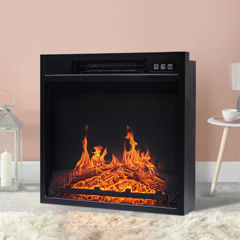 Electric Fireplace 220V 1400W Core Fake Decorative Fireplace Simulation Flame Electric Fireplaces with 3D Fire Fake Fireplace