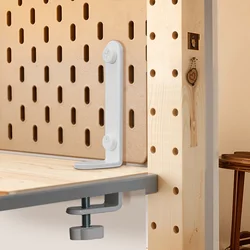 Sturdy Metal Wall Mount Shelf Bracket for Desktop Storage and Organization