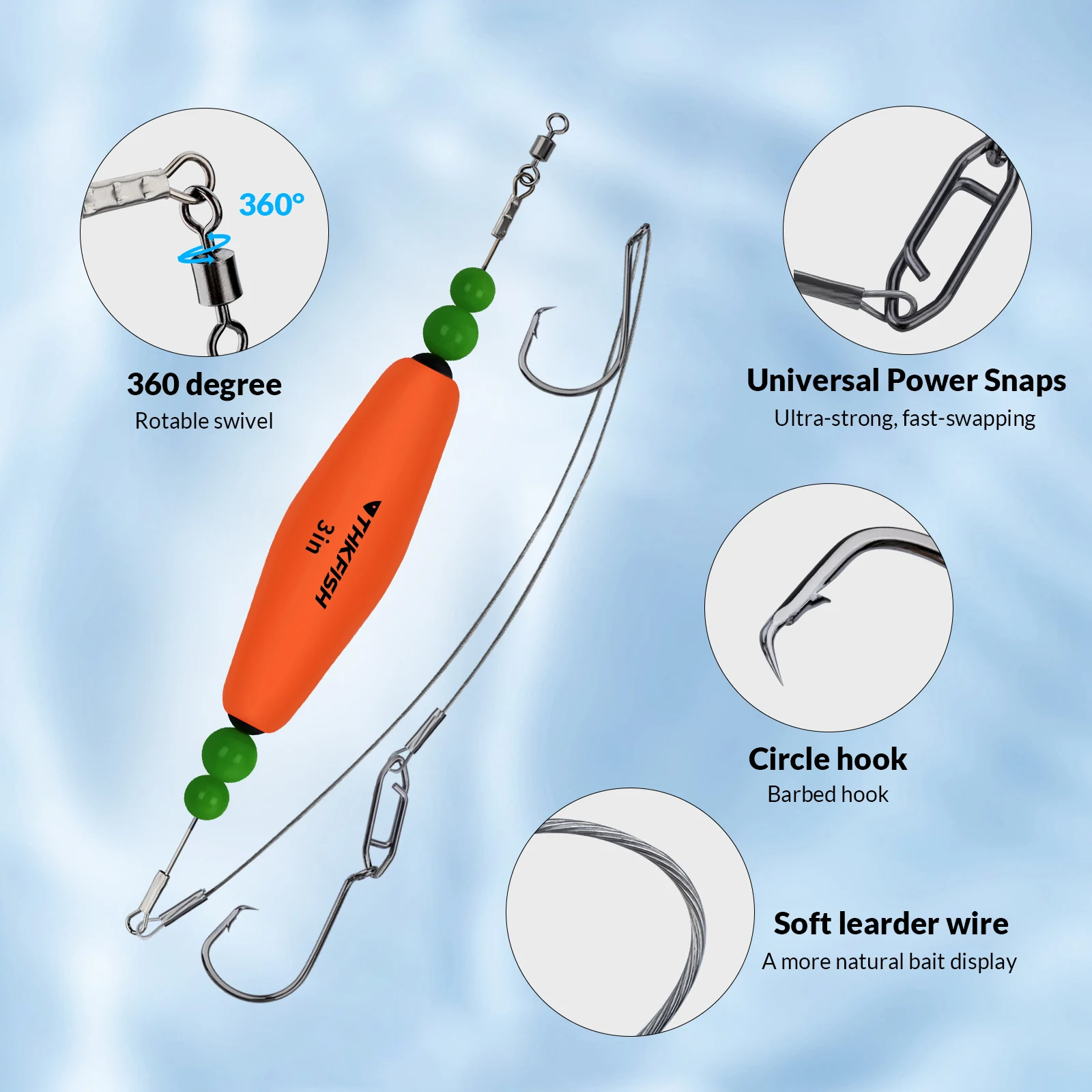 Swivel Catfish Drift Rig Catfish Tackle Balloon Fishing Rig For