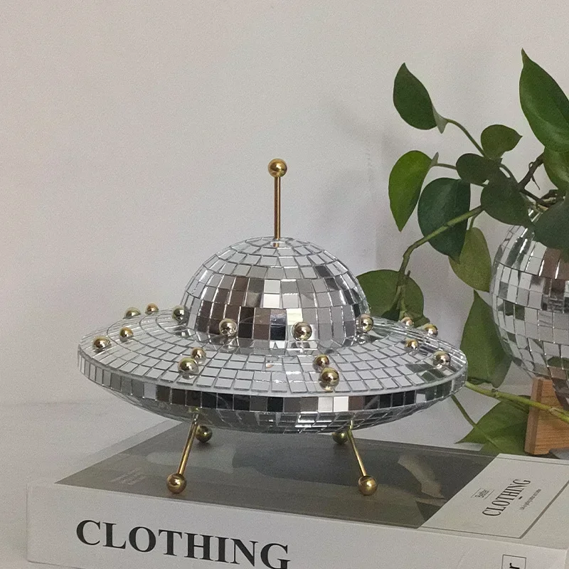 Room Decor Disco Ball UFO Space World Boho Desk Living Room Ornament Christmas Aesthetic Halloween Decorations украшение комнаты