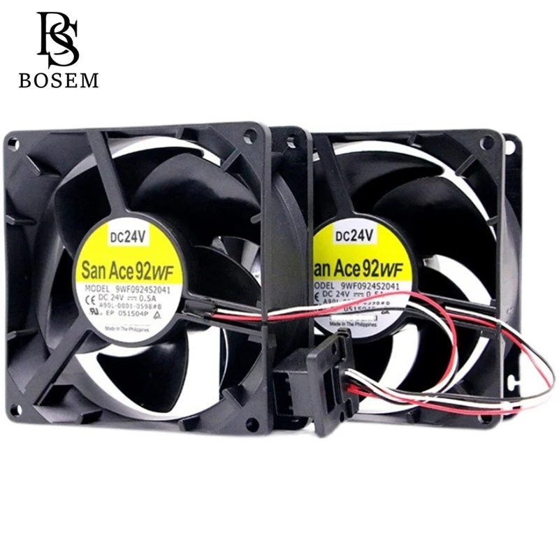 A90L-0001-0598#B 09232VA-24R-GTS 9WF0924S2041 Cooling Fan Ventilateur With Fanuc Connector