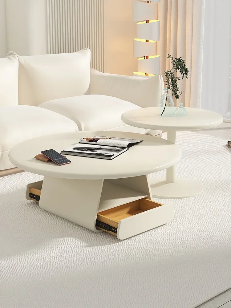 

Xk round Tea Table Small Apartment Side Table Living Room Modern Minimalist Internet Celebrity Table