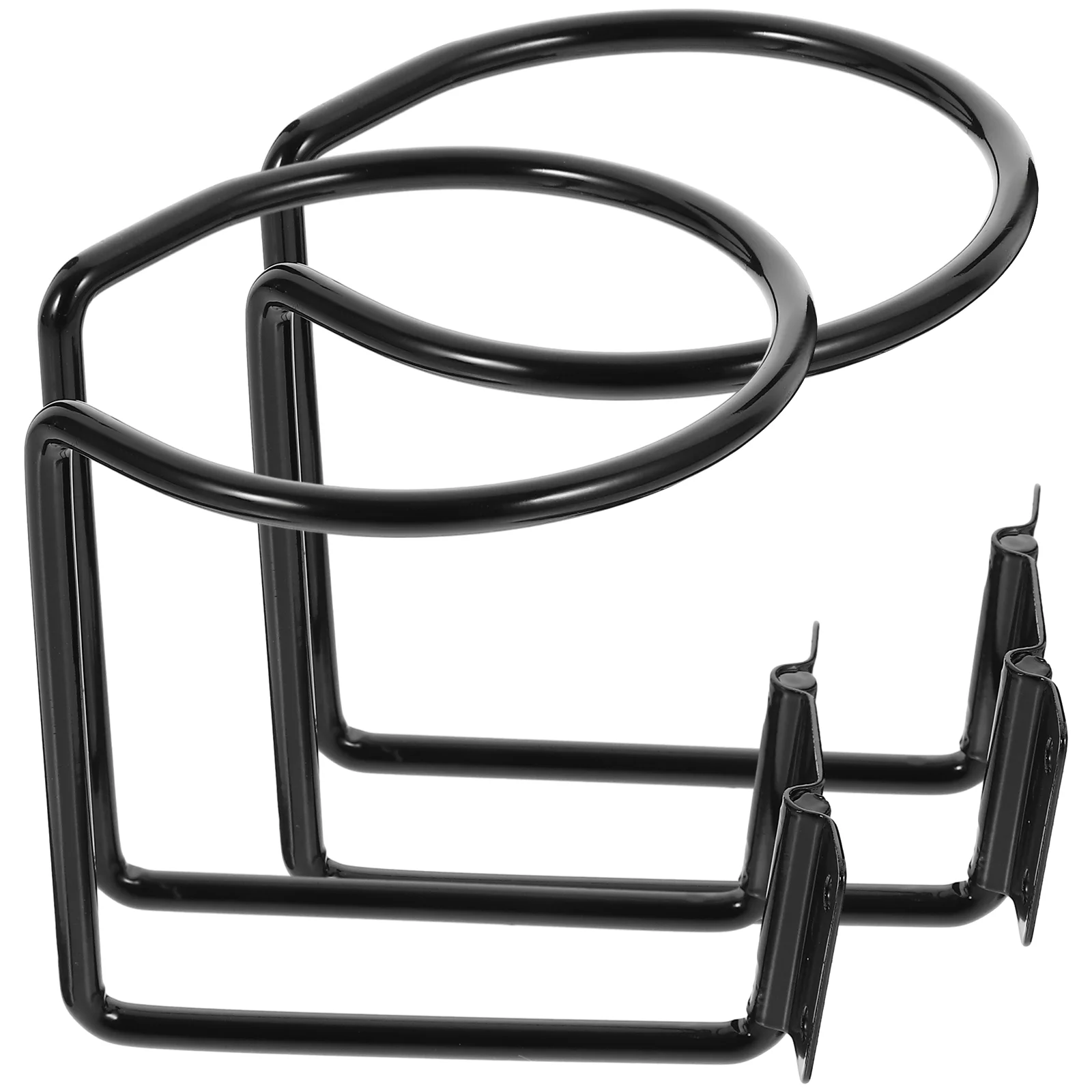 2Pcs Wall Mounted Cup Holder Metal Iron For Truck Cars Marine Dustproof Cup Dispenser Storage Rack For Home Office cup storage holder