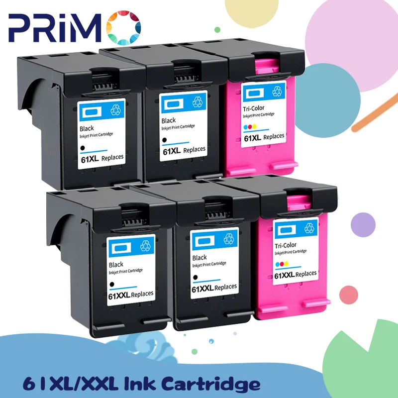 Inchiostro HP 61XL Kit Ricarica Inchiostro Per Stampante HP 61 E 61XL - 4 Colori (nero, Ciano, Magenta, Giallo) Kit Ricarica Stampante - Foto 7