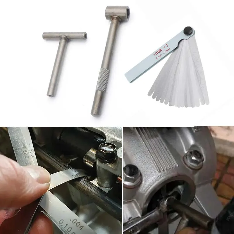 Motorcycle Engine Valve Adjustment Tool Square Hexagon Socket T Spanner