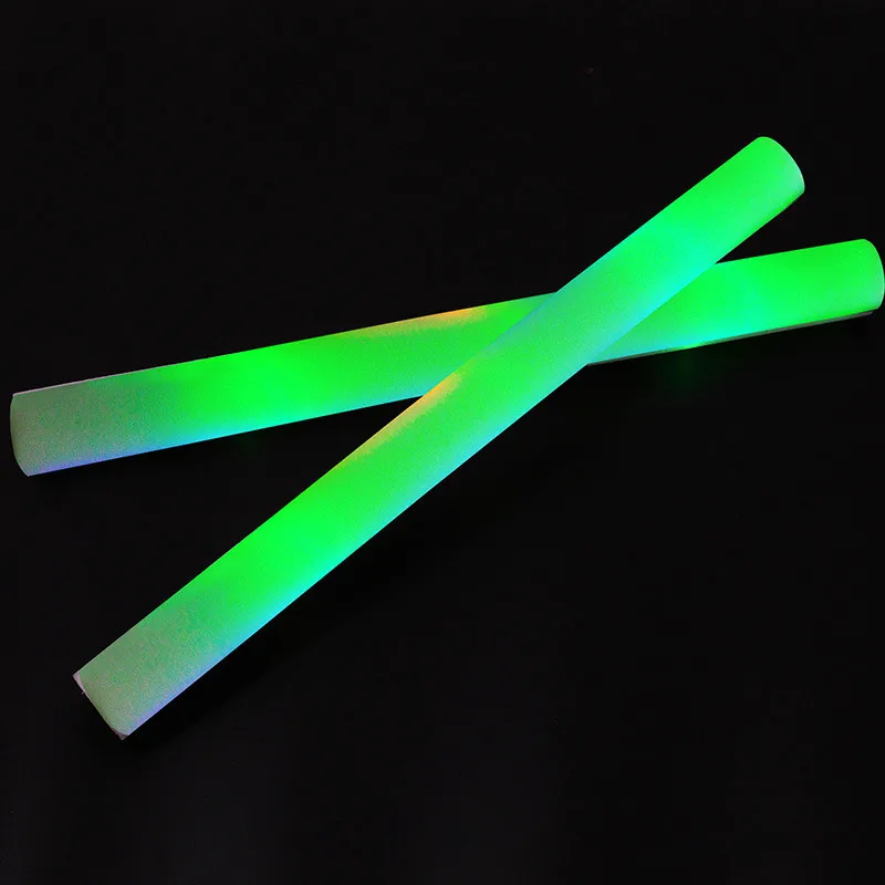 Light-Up LED Foam Sticks Glow Sticks Sponge Glowsticks Glow Wands Flashing  Light Stick Glow in the Dark Wedding Party Supplies - AliExpress