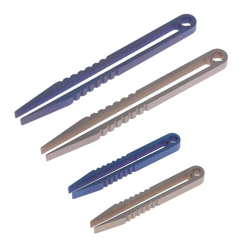 Titanium Multipurpose EDC Pocket Tool - Clip Tweezers in 6 Colors for Outdoor and Professional Use