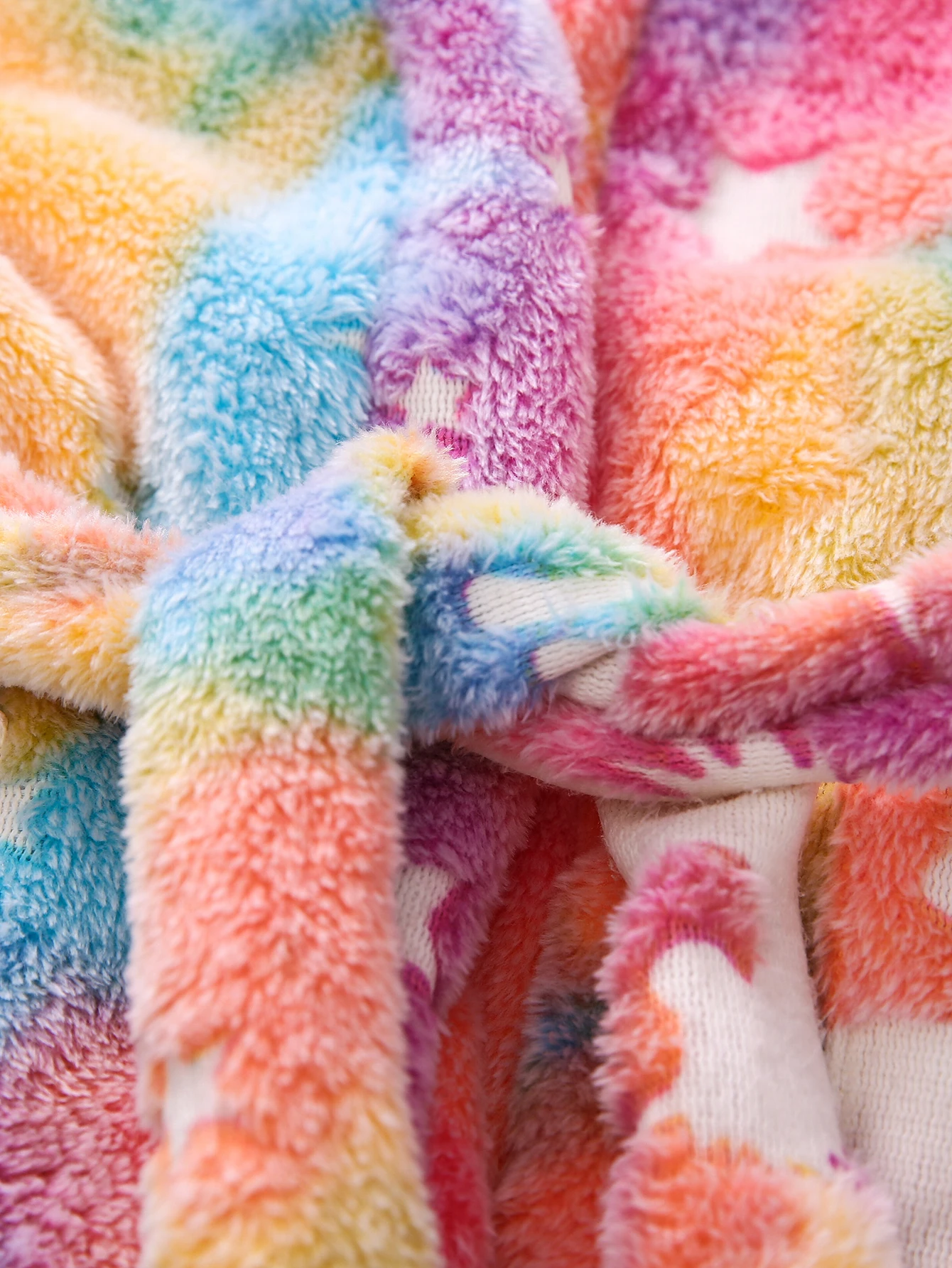 Winter Children's Flannel Bathrobe High-Density Fabric Luminous Cute Printed Pattern