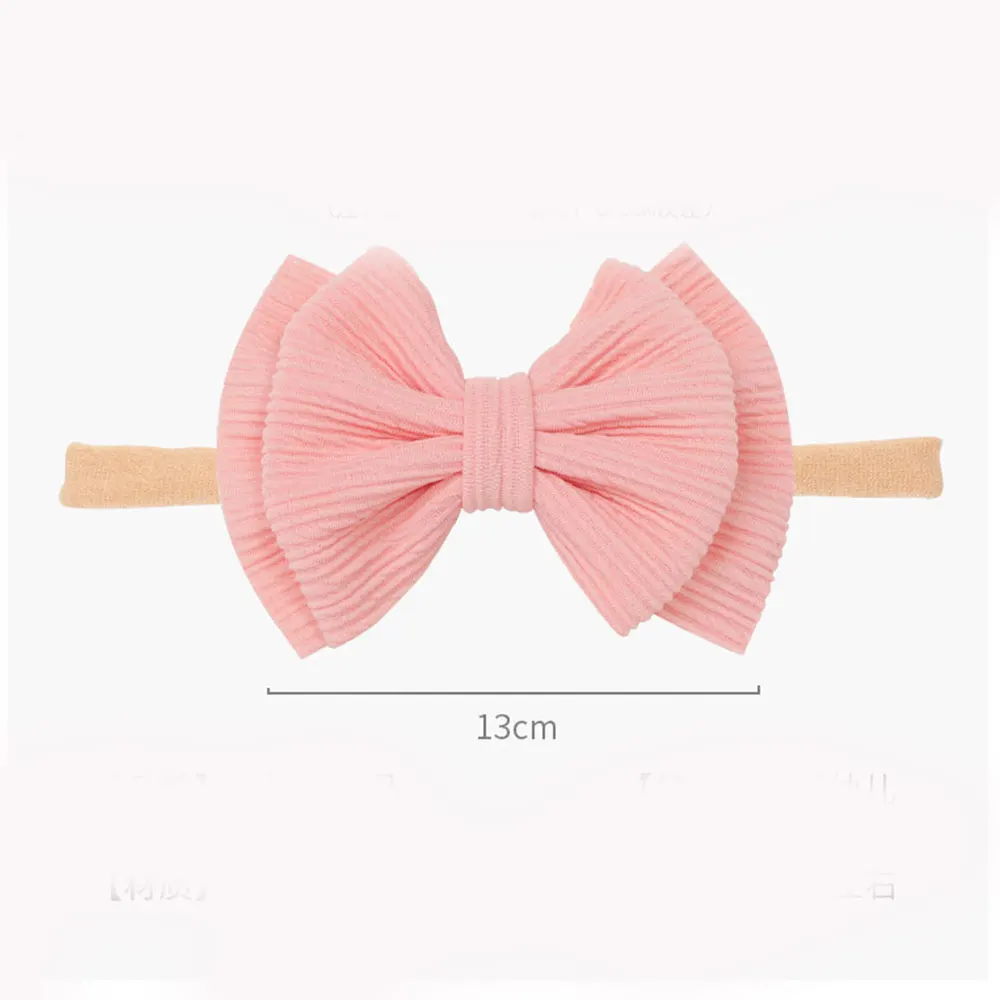 Kids Headbands Big Bow Elastic Headwear Headdress for Baby Boys Girls Hairband Newborn Toddler Hair Band Accessories Photo Props