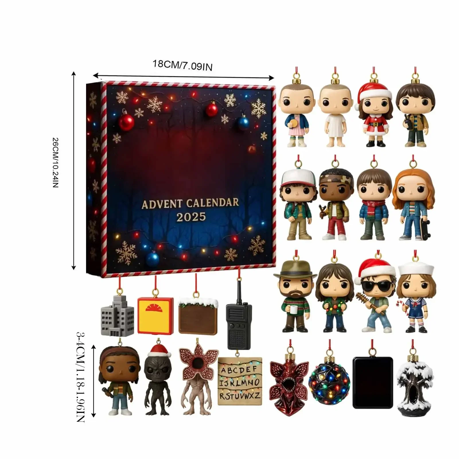 2026 Hot Advent Calendar Christmas Daily Surprise Collectible Ornaments Decor Home Holiday Gift For Season Countdown Calendar