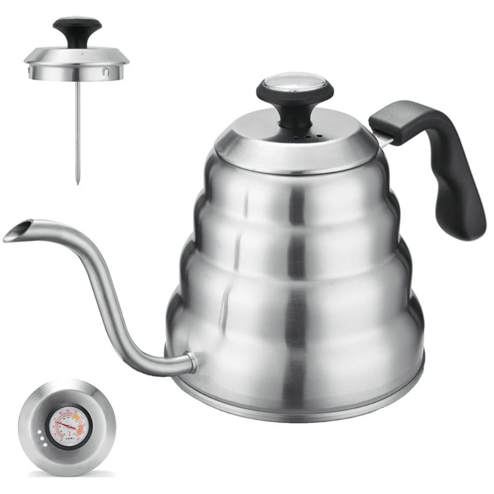 Bouilloire-caf-en-acier-inoxydable-1L-1-2-L-verser-sur-une-cafeti-re ...
