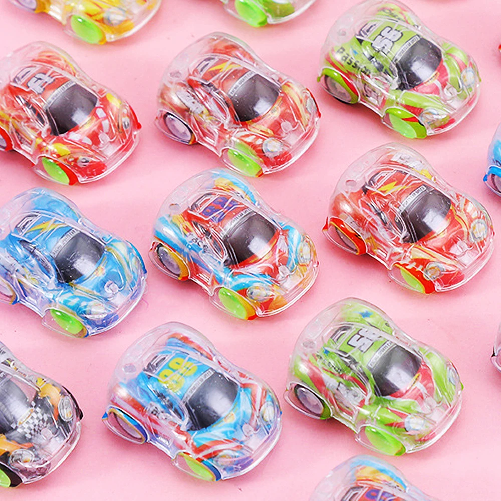 Mini jouets de voiture arrière à nervures transparentes pour enfants, cadeaux de fête d'anniversaire, salle d'irritation de carnaval GiLiaway PinMiFiller, prix, paquet cadeau, 15 pièces