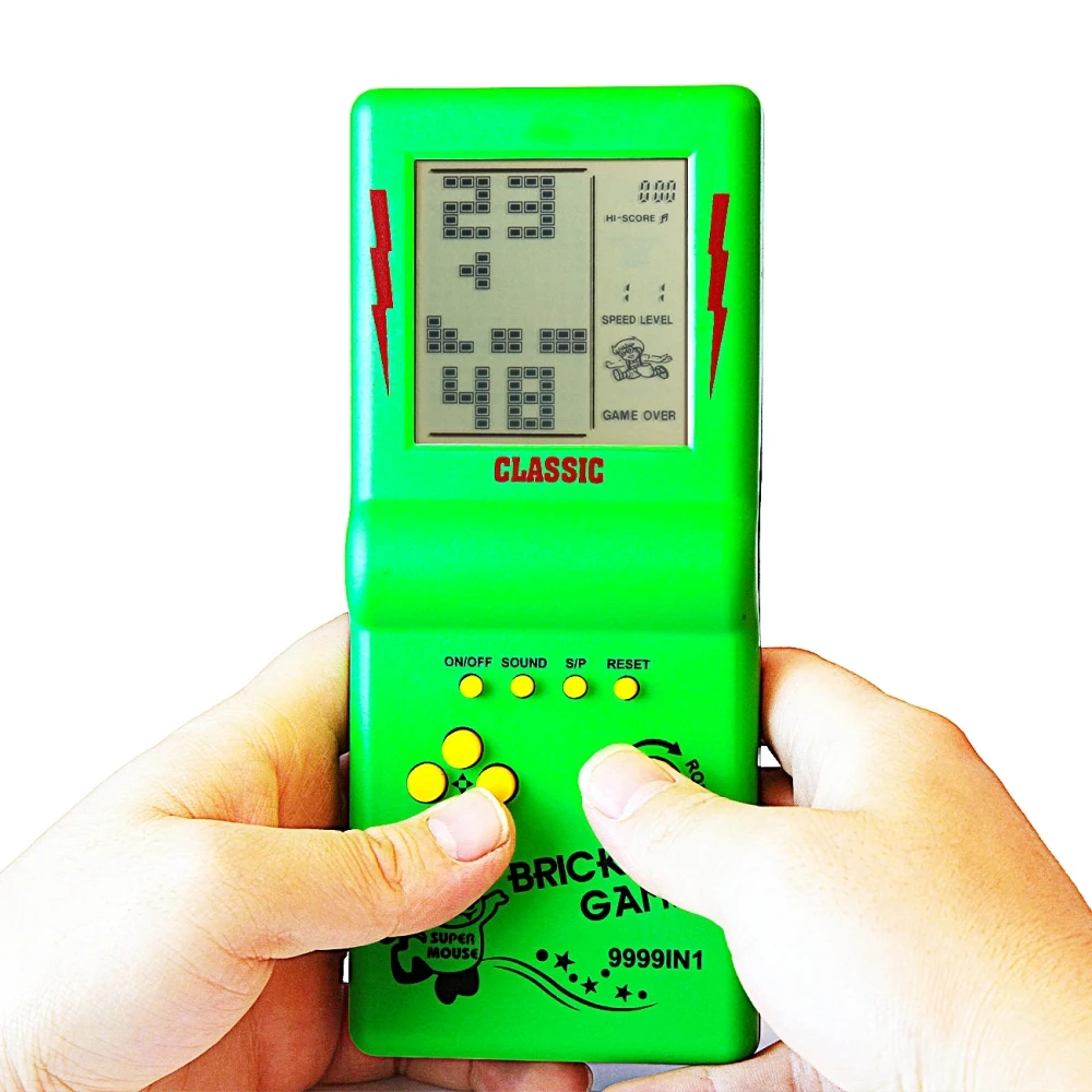 Big Screen Nostálgico Brick Game Console Puzzle Built-in 23 Jogos de Blocos Velocidade Ajustável Dificuldade Alimentado por Pilhas aa Novo - Image 5