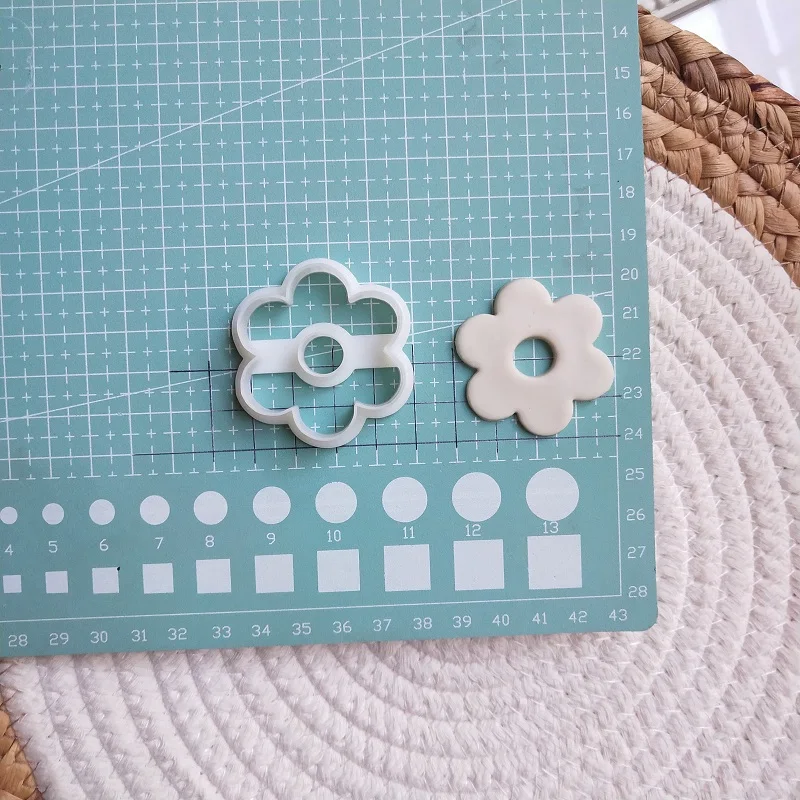 Polymer Clay Cutters Donut Link Chain Circle Arch Blob Flower Square Clay Tools Jewellery Tools Earring Making