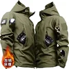 Tactical Winter Set Men's Military Outdoor Windproof Waterproof Suit Multi-Pocket Soft Shell Hooded Jackets Sharkskin Work Pants 4