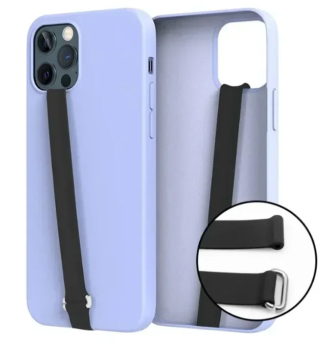 Soft Silicone Elastic Phone Strap with Wristband Finger Ring Grip Holder