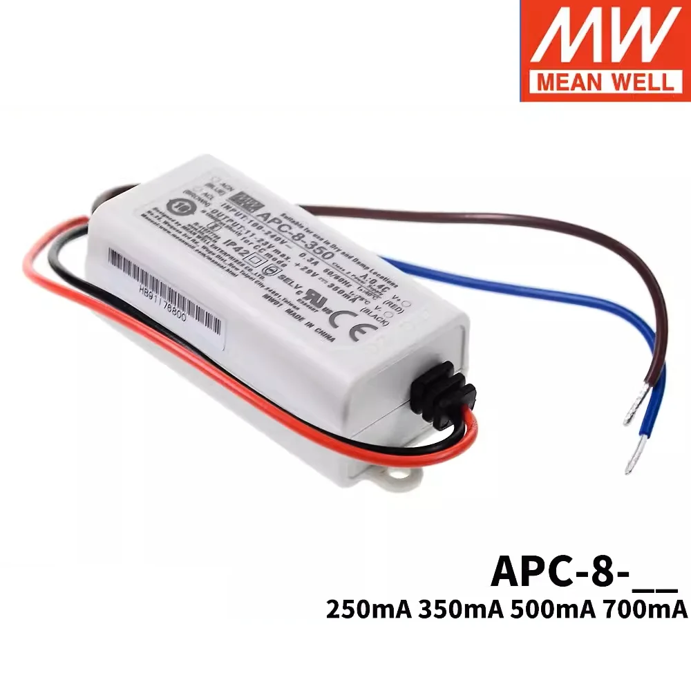 MEAN WELL APC-8 시리즈 APC-8-250 APC-8-350 APC-8-500 APC-8-700, 정전류 출력 전원 공급 장치, LED 드라이버