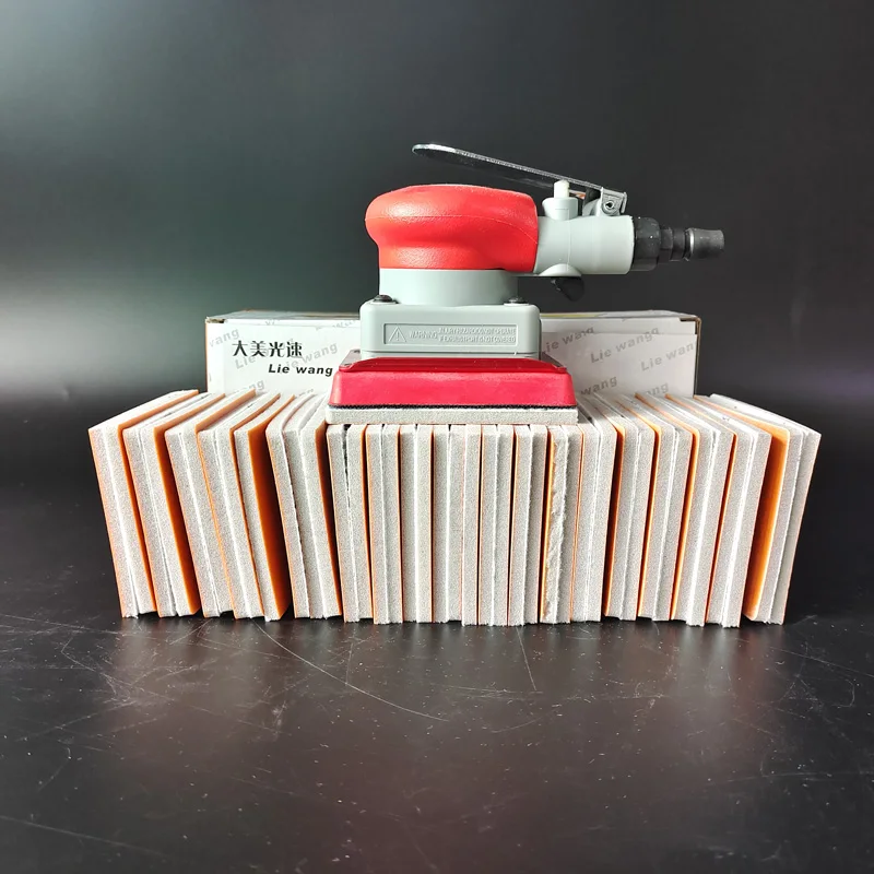 75/100mm Square Dry Grinding Sponge Sandpaper Car Paint Surface Polishing Beauty Sandpaper 2000 Grit Polishing Pad