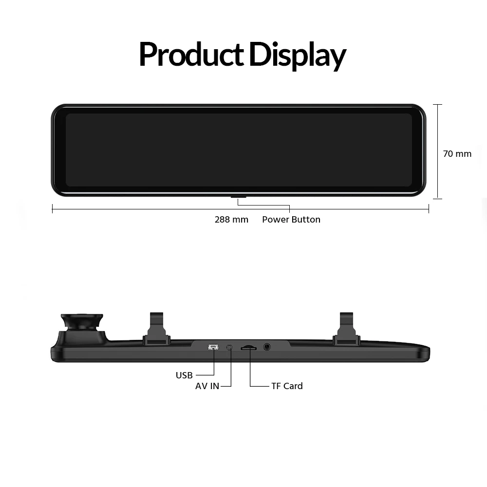 ACCEO  DVR ̷   ķ ,   ڽ, ̷ ī޶ ׼, 4K , 12 ġ, 1080P