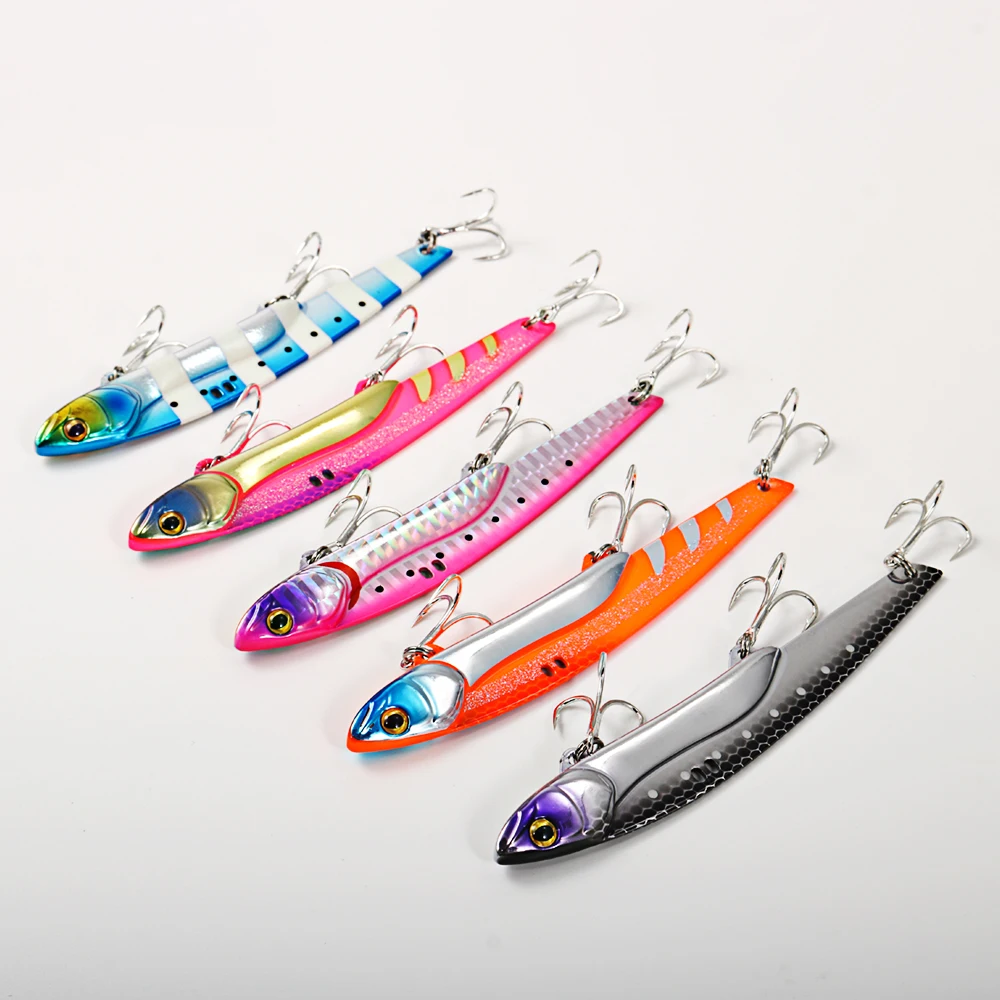 JIGGING PRO Metall-VIB-Angelköder 36g Spinner Sinkender Löffel-Vibrationsköder Weitwurf-Metallköder für Wolfsbarsch und Makrele – Detail 10