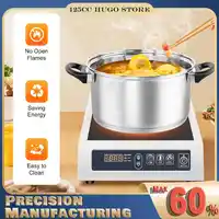 Индукционная плита 3500 Вт с цифровым трубчатым дисплеем, индукционная тепловая варочная панель для плоских кастрюль с железным дном 4,72-11,81 дюйма