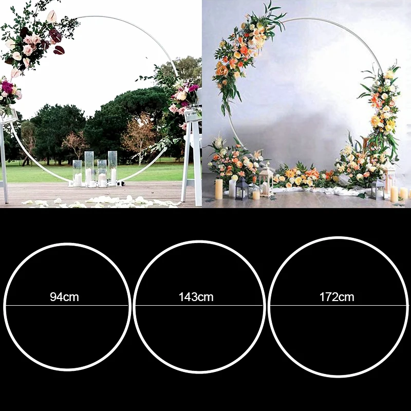 Balloon Accessories Circle Balloon Arch Ring Stand Wedding Ballon Column Holder For Baby Shower Birthday Party Decor DIY Wreath