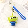 Toy Story Cute Three Eyes Alien Keyring Pendant Kawaii KeychainBag Accessories Decorative Gift Key Chain Girls 4