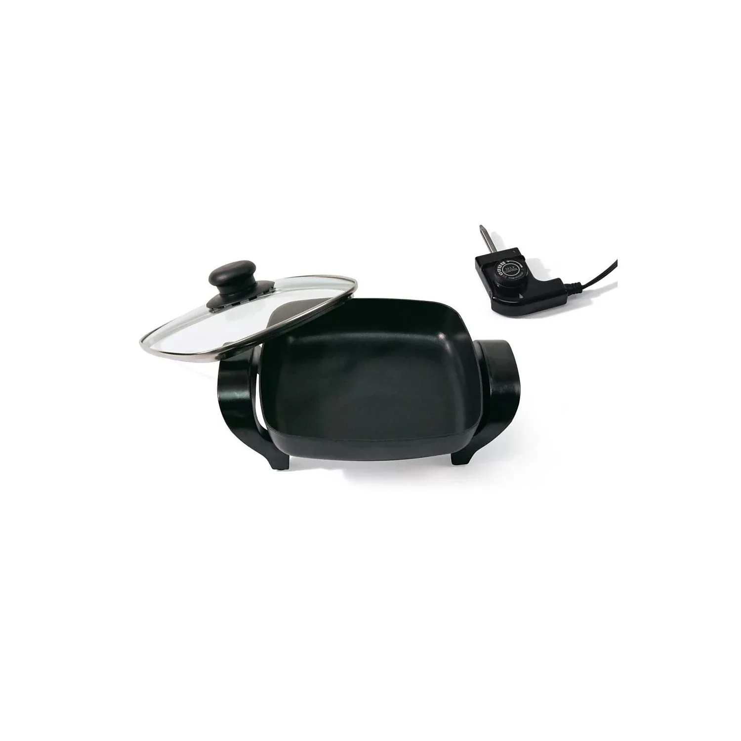 

Electric Skillet, 8 inch, Black cocina electrica