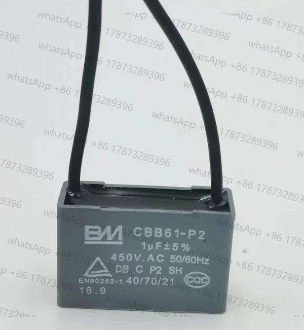 2개 팬 천장 팬 레인지 후드 시동 커패시터 CBB61 1//1.5/1.8/2/2.5/3UF 450V CBB61-P2