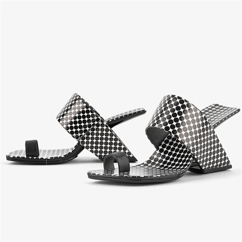 

Flip Flops Slippers for Women 2023 Summer Strange High Heels Gladiator Sandals Wedges Ladies Prom Dress Shoes Mules Sexy Pumps