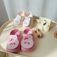 Fashion New Baby Children Home Slippers Cute Cartoon Animals Soft Sole Anti Slip Hole Shoes Boys Girls Kids Outdoor Beach Sandal 3