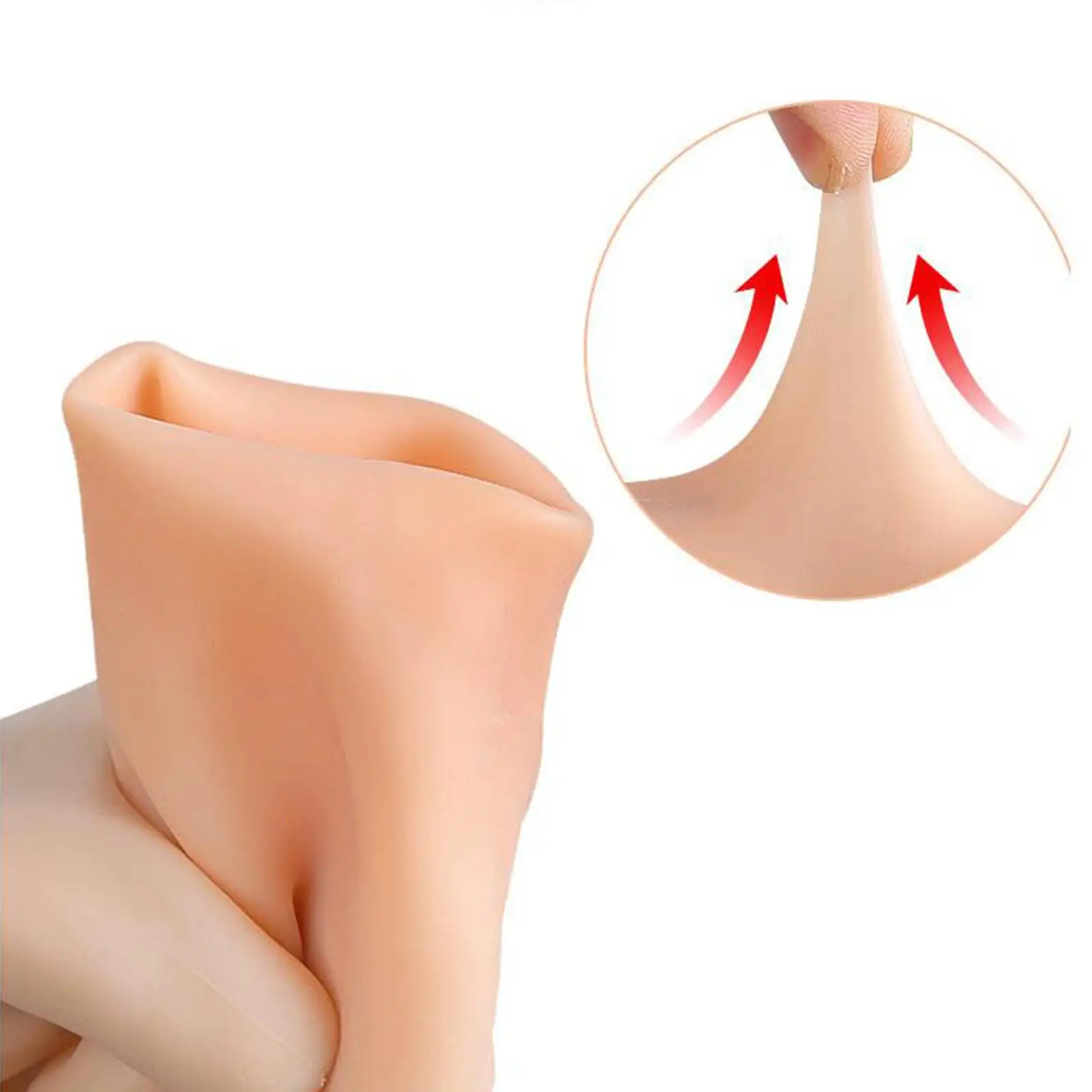 보습 장갑 건조한 손 치료용 재사용 가능한 긴 유연한 실리콘 젤 장갑 가정용 남성 여성 스파용 핸드 케어