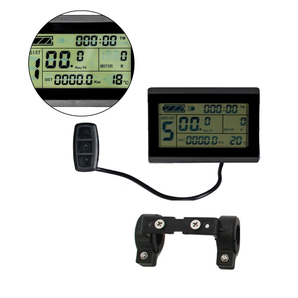

Электронный велосипед 24/36/48 в KT-LCD3U, ЖК-дисплей SM с USB разъемом, дисплей аккумулятора, DIY аксессуары для модификации электровелосипеда
