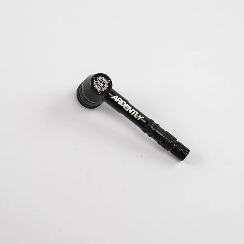 Bicycle Black Disc Wheel 90 Degree Adapter Fix MTB Road Bike Presta Pump Valve Rim Adapter Convert Connector Cycling Accessorie bicycle valve adapter bicycle valve accessories
