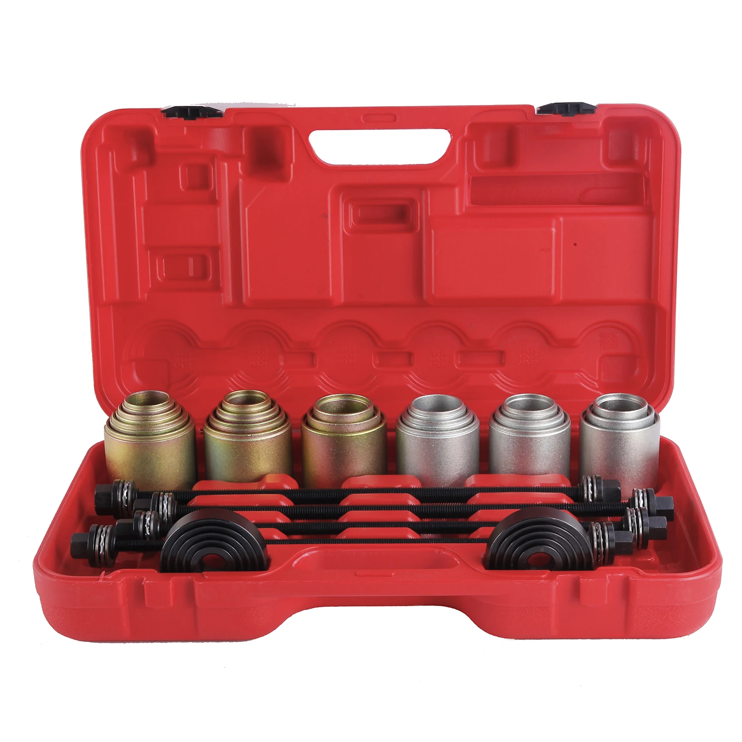 

Universal Press and Pull Sleeve Kit Bushes Bearings Remove Install Garage Tool