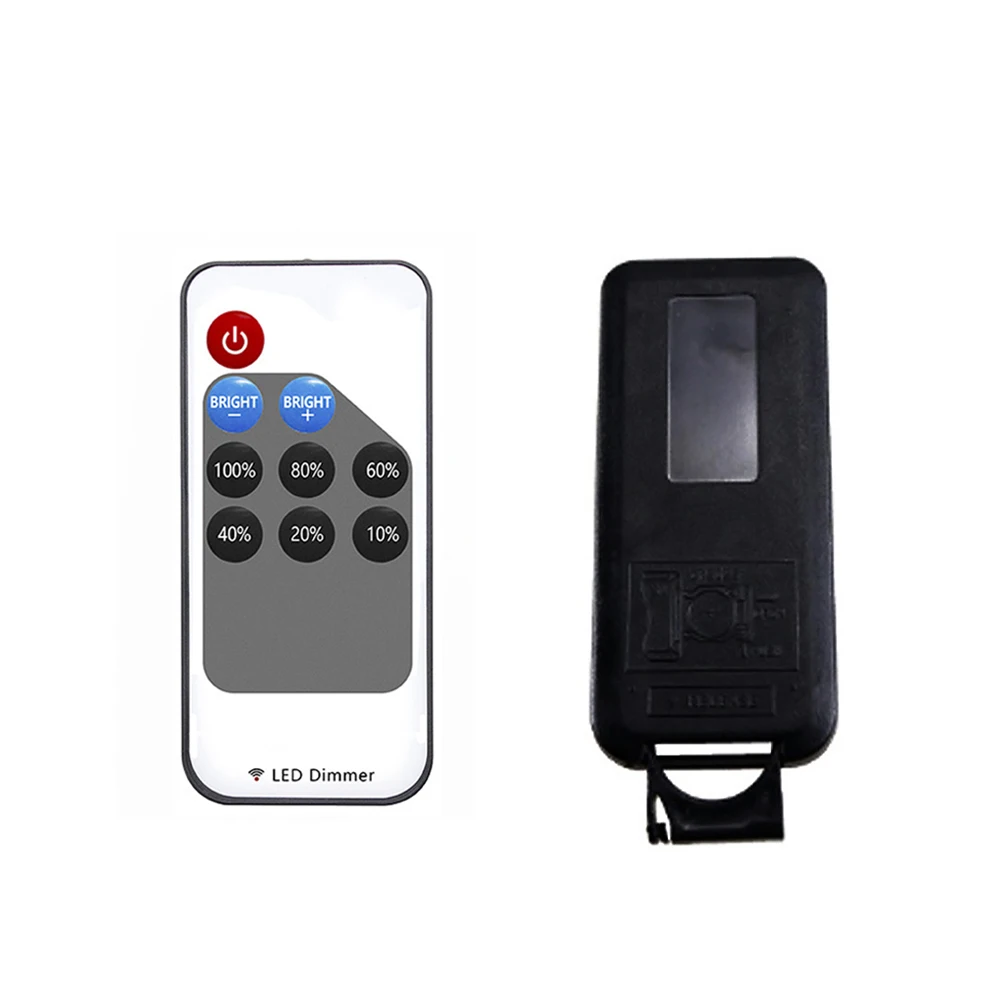 Mini LED Single Color Dimmer DC 5V 12V 24V 6A 5050 2835 Strip Lights Constant Voltage PWM Signal Controller with RF 9-Key Remote led dimmer switch led strip controller smart dimmer switch led strip switch led string dimmer led dimmer controller