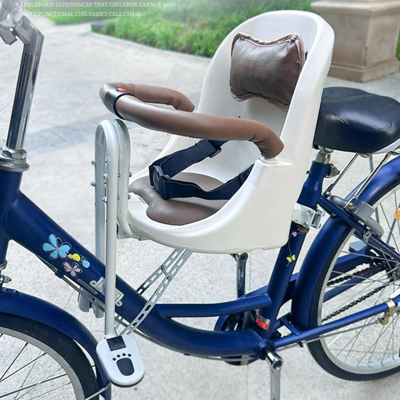 Mountain bike front child seat bicycle quick-release seat