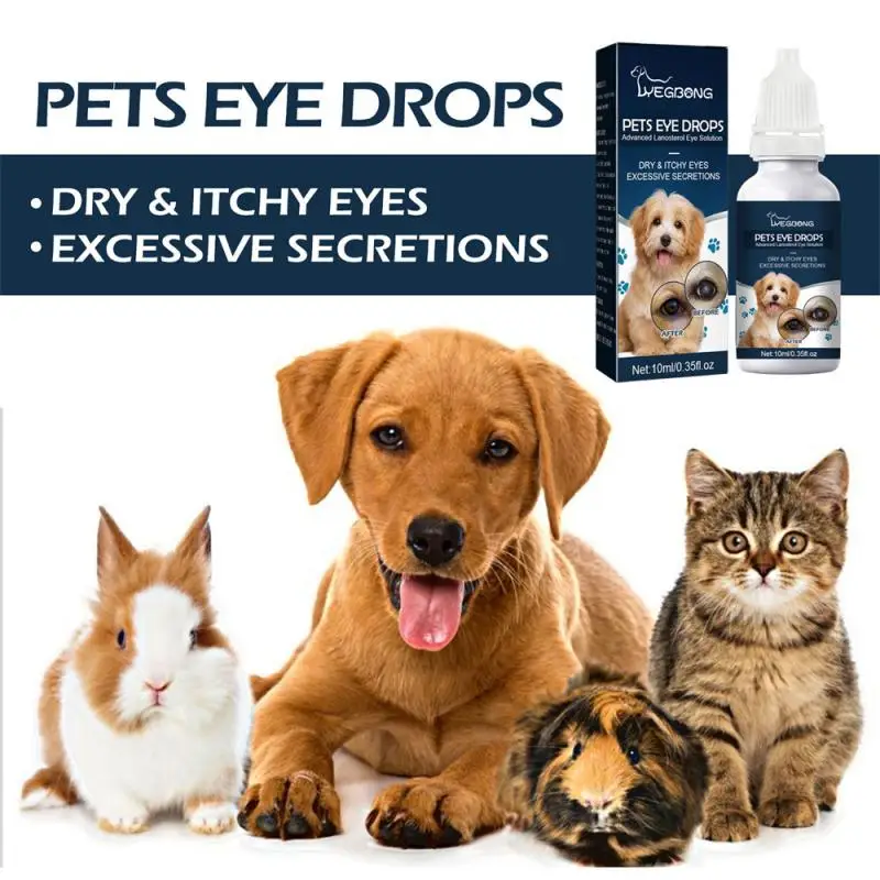 10ml Pet Eye Drops Cats And Dogs To Remove Tear Marks Relieve Eye Itching Gentle Cleansing Eye Drops Pet Supplies images - 6