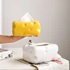Modern Luxury Cheese Ceramic Tissue Box Decoration Home Living Room Tea Table Dining Table Advanced Paper Drawing Storage Box 4