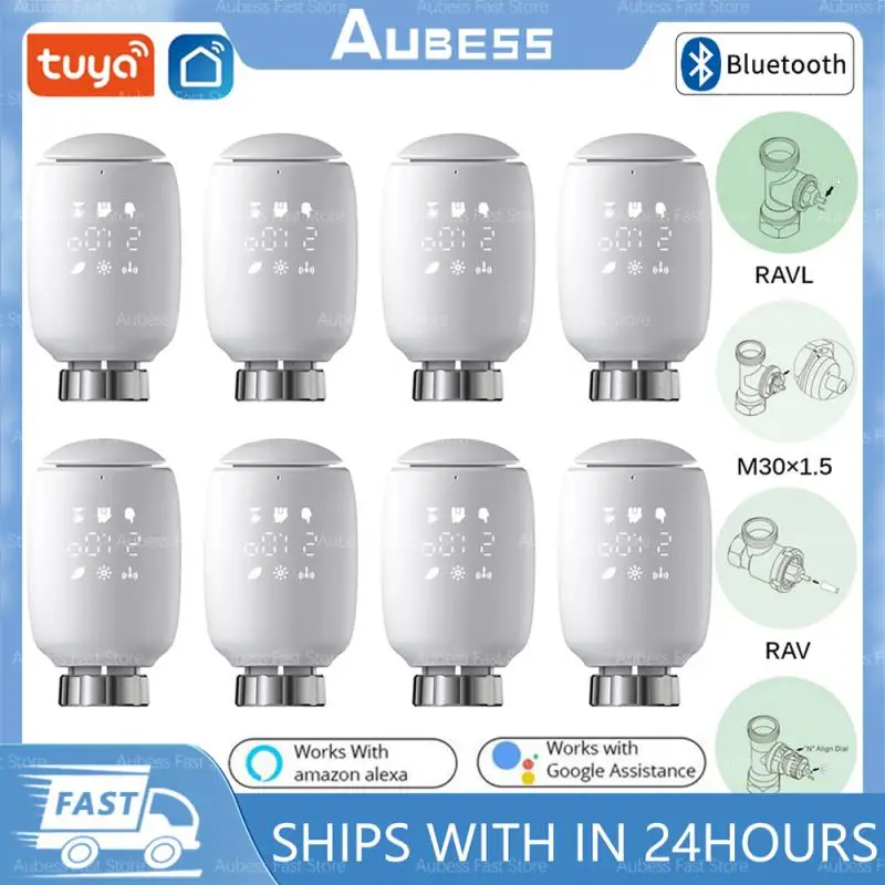 

Tuya Bluetooth Intelligent Radiator Actuator App Control Thermostatic Radiator Valve Temperature Controller Alexa Control
