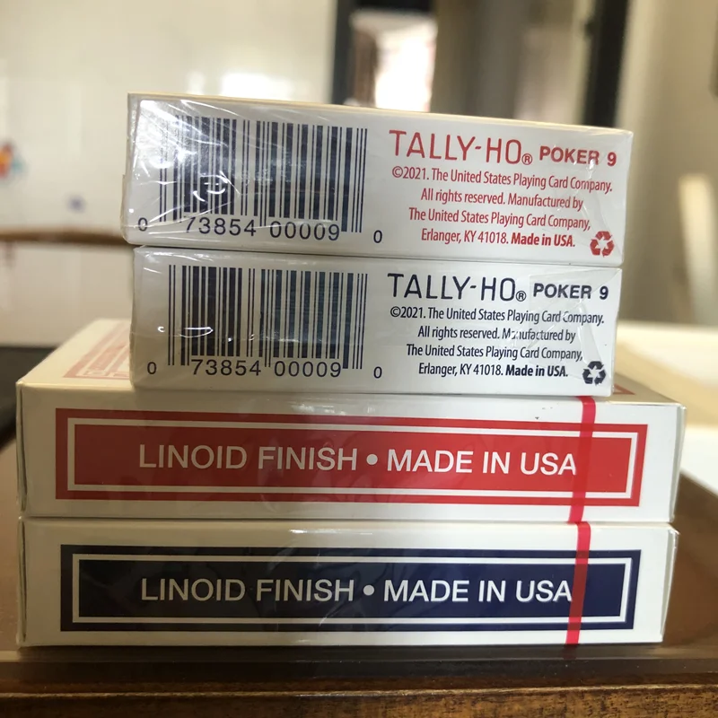 Tally-Ho No. 9 ポーカー用トランプセット Amazon.com: 2 Decks of TALLY HO No 9 Original Fan Back