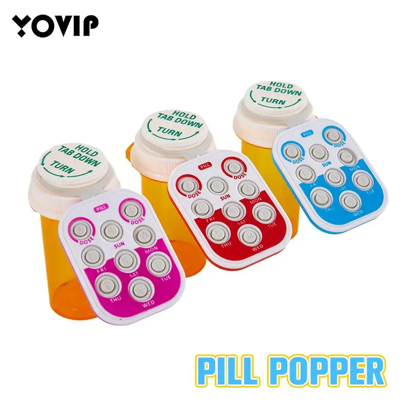 Conveniente Portapillole Promemoria Intelligente Dispenser Di Medicinali Ermetici Timer Sveglia Pillole Organizer Pillole Contenitore Per Farmaci