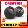 Creative Pebble Plus 2.0 2.1 V3 Speaker Wired Notebook Pc Gamer Accessorise Game Desktop 3d Surround Subwoofer Usb Mini Speaker 1