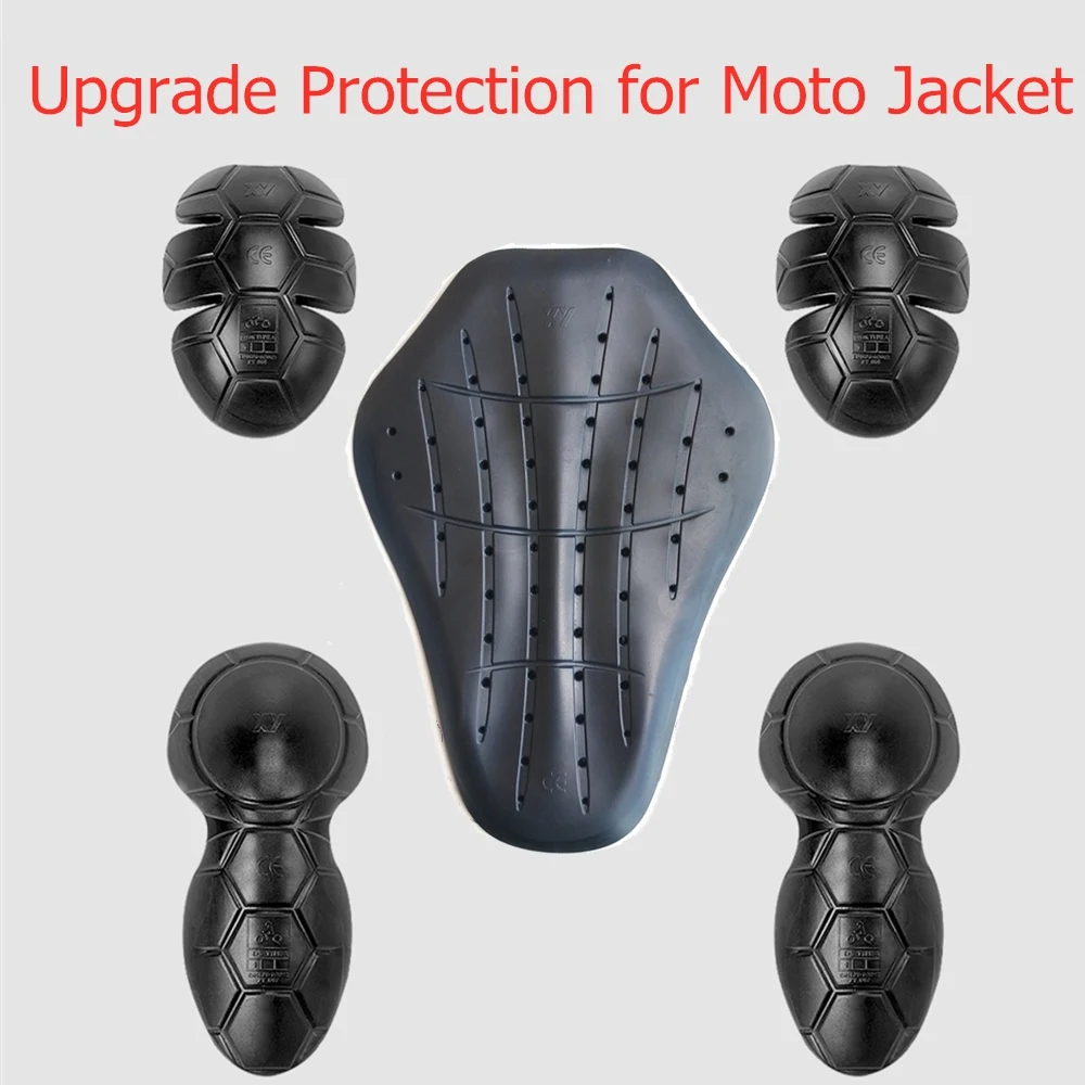 Motorcycle Jacket Insert Protector Rider Clothing CE Certified Thicken High Elasticity Back Spine Protective Accessories CR-02