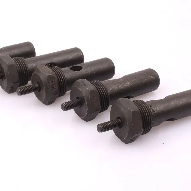 M3 M4 M5 M6 M8 M10 M12 Manual Nut Rivet Gun Nose Assembly Piece Hand Riveter Tool Head Tips Mandrel Alloy Steel Pull Rod