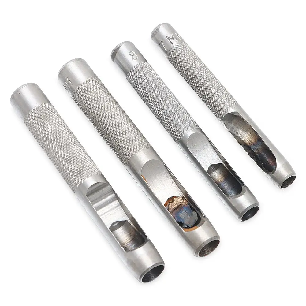 Drill Auto 1-10MM Sewing Accessories Screw Puncher Punching Hole Carbon Steel Leather Tool Belt Hole Punch