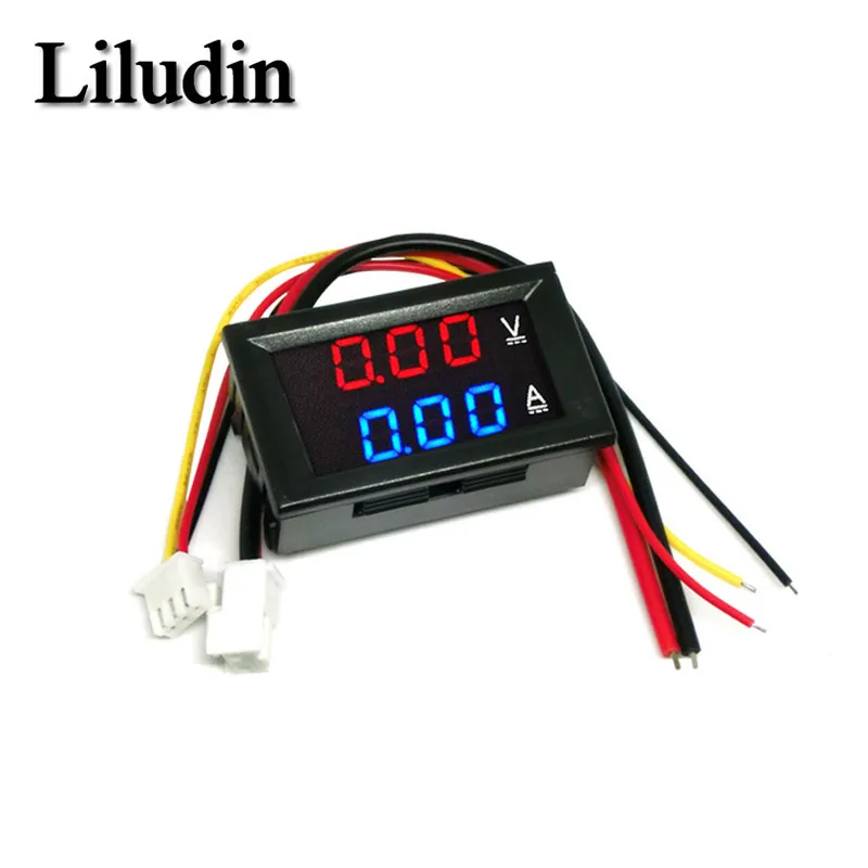 Digital Voltmeter Ammeter Mini DC 100V 10A Panel Amp Volt Voltage Current Meter Tester Detector 0.56