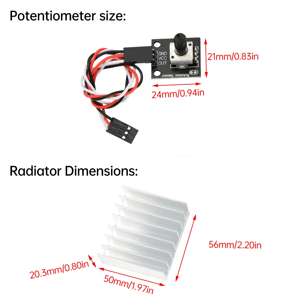 Module contrôleur moteur BLDC SNR8503M 6-80V 50A 1600W sans capteur