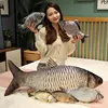 30cm/11.8in Simulation Funny Fish Plush Toys Stuffed Soft Animal CarpPlush Pillow Creative Sleep Cushion For Kids Girls Cat Toys 4